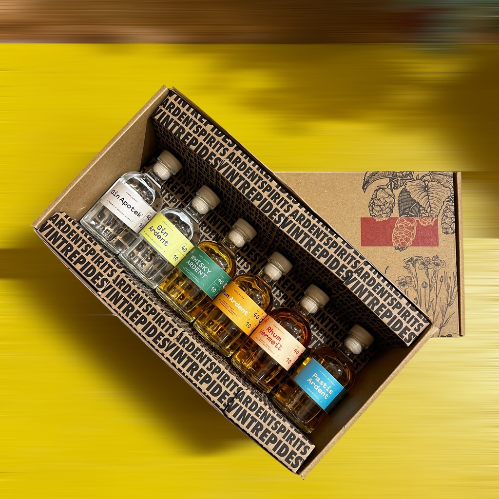 (Pack) 6 Mignonnettes 10cl - Ardent Spirits BIO