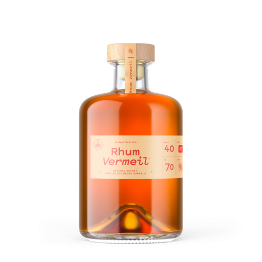 [AS-BT70-RVER] Rhum Vermeil 70cl - Ardent Spirits BIO